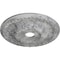 Ekena Millwork Granada Medallion (Canopies up to 7 1/8"), 23 3/8"OD x 3 5/8"ID x 2 1/2"P, Ultra Pure White Crackle CM23GAUWC - alternate 4